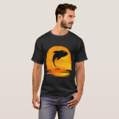 Silhouettenfisch T-Shirt (Vorne ganz)