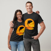 Silhouettenfisch T-Shirt (Unisex)
