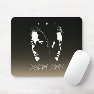 Silhouettenkunst menschlicher Gesichter   Mousepad