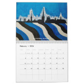 Silhouettes 2026, Paintings by Rauno JoksCalendar Kalender (Feb 2026)