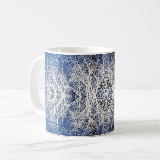 Silhouettes Baummuster Kaffeetasse (Vorderseite Links)
