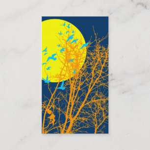 silhouscreen Vögel Visitenkarte