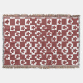 Silhueta de flores em padrão. decke (Vorderseite)