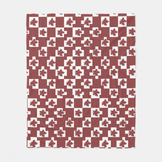 Silhueta de flores em padrão. fleecedecke