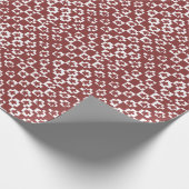 Silhueta de flores em padrão. geschenkpapier (Ecke)