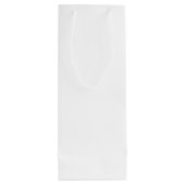 Silhueta de flores em padrão. geschenktüte für weinflaschen (Rückseite)