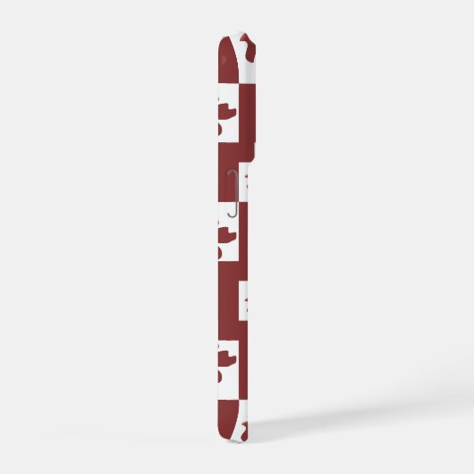 Silhueta de flores em padrão. iPhone hülle (Rechte Seite)