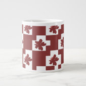 Silhueta de flores em padrão. Jumbo-Tasse (Vorderseite)