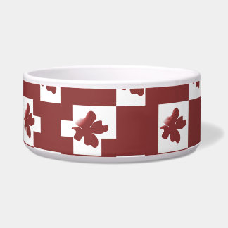 Silhueta de flores em padrão. napf