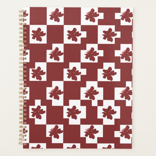 Silhueta de flores em padrão. planer (Vorderseite)