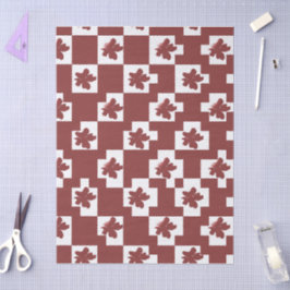 Silhueta de flores em padrão. seidenpapier