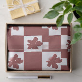 Silhueta de flores em padrão. seidenpapier (Geschenk)