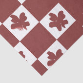 Silhueta de flores em padrão. seidenpapier (Detail)