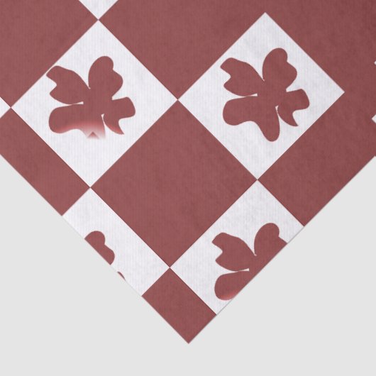 Silhueta de flores em padrão. seidenpapier (Detail)