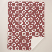 Silhueta de flores em padrão. sherpadecke (Vorderseite)