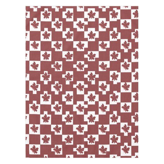 Silhueta de flores em padrão. tischdecke (Vorderseite)