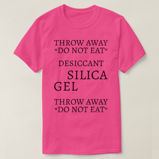 Silica Gel von Tobe Fonseca T-Shirt (Design vorne)