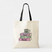 Silicon Coffee Read Books Funny Book Lover Quotes Tragetasche (Rückseite)