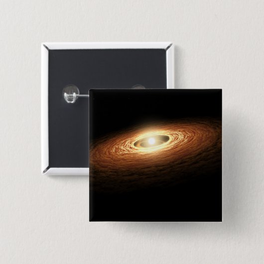 Silicon Crystal Formation Button (Vorne & Hinten)