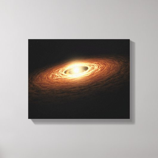 Silicon Crystal Formation Leinwanddruck (Vorderseite)