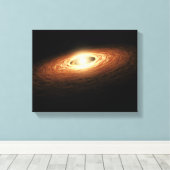 Silicon Crystal Formation Leinwanddruck (Insitu (Holzboden))