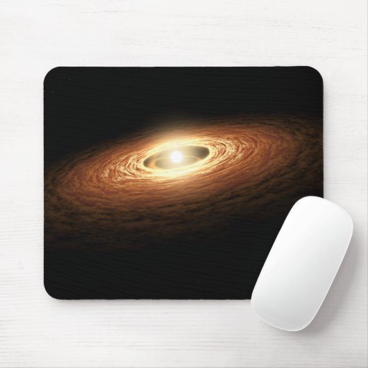 Silicon Crystal Formation Mousepad (Mit Mouse)
