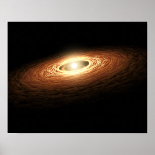 Silicon Crystal Formation Poster