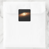 Silicon Crystal Formation Quadratischer Aufkleber (Tasche)