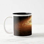 Silicon Crystal Formation Zweifarbige Tasse (Links)