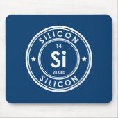 Silicon Element Blue Mouse Pad Mousepad (Vorne)