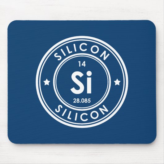 Silicon Element Blue Mouse Pad Mousepad (Vorne)