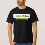 Silicon Plateau Bengaluru Coordinates T-Shirt  (Vorderseite)