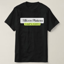 Silicon Plateau Bengaluru Koordinaten T-Shirt 