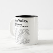 Silicon Valley Cities Zweifarbige Tasse (Vorderseite Links)