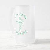 Silicon Valley erleuchtete mattiertes Liter-Glas Mattglas Bierglas (Vorderseite Links)