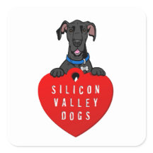 Silicon Valley Hunde Sticker