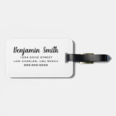 Silicon Valley Map Gepäckanhänger (Rückseite horizontal)