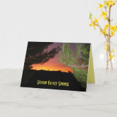 Silicon Valley Sunrise Karte (Gelbe Blume)