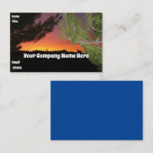 Silicon Valley Sunset- Visitenkarte (Vorne/Hinten)