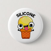 Silicone Funny Ice Cream Cone Puff Button (Vorderseite)