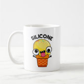Silicone Funny Ice Cream Cone Puff Kaffeetasse (Links)