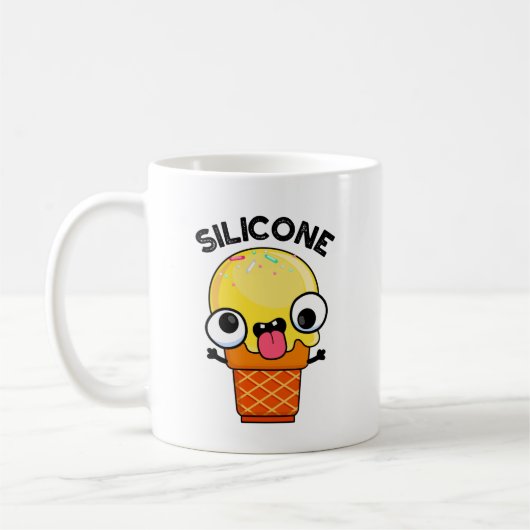 Silicone Funny Ice Cream Cone Puff Kaffeetasse (Links)