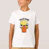 Silicone Funny Ice Cream Cone Puff T-Shirt (Vorderseite)