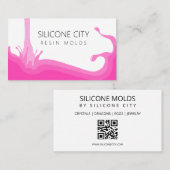 Silicone Resin Mold Visitenkarte (Vorne/Hinten)