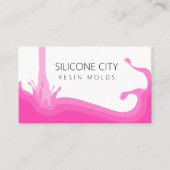 Silicone Resin Mold Visitenkarte (Vorderseite)