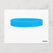 SILICONE WRISTBANDS POSTKARTE (Rückseite)