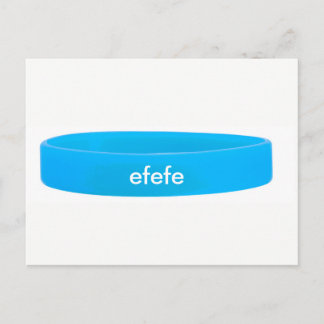 SILICONE WRISTBANDS POSTKARTE
