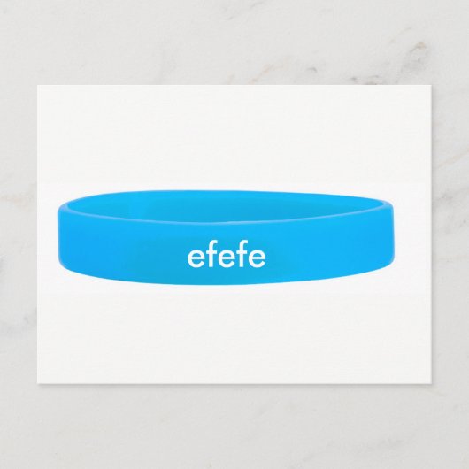 SILICONE WRISTBANDS POSTKARTE (Vorderseite)