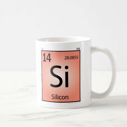 Silikon- (Si)Element-Tasse Kaffeetasse (Rechts)