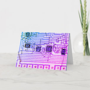 Silizium-Chip Karte